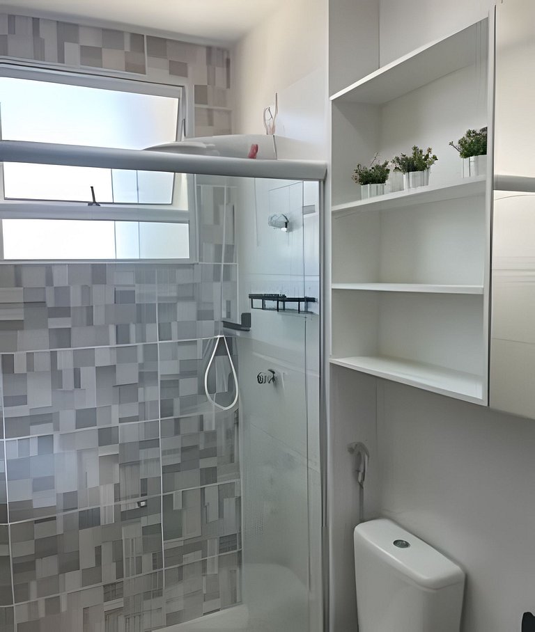 Apto 2 Qtos, Praia, Vista Incrível e Lazer Completo João Pes