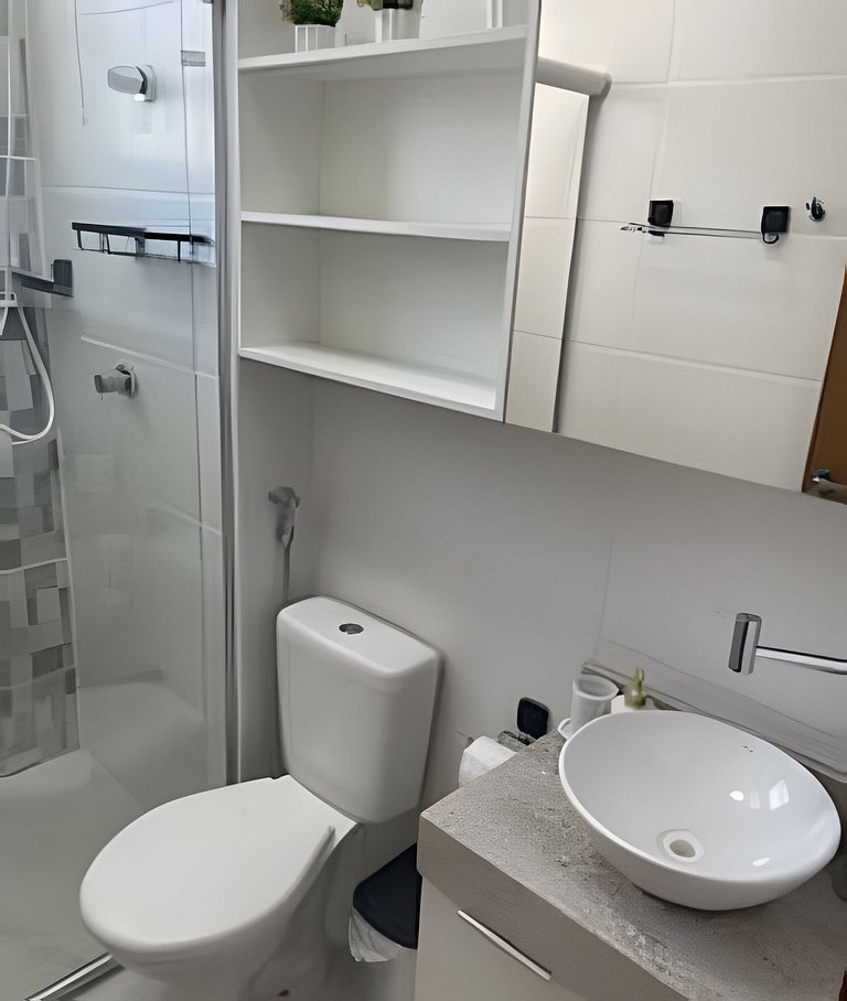 Apto 2 Qtos, Praia, Vista Incrível e Lazer Completo João Pes