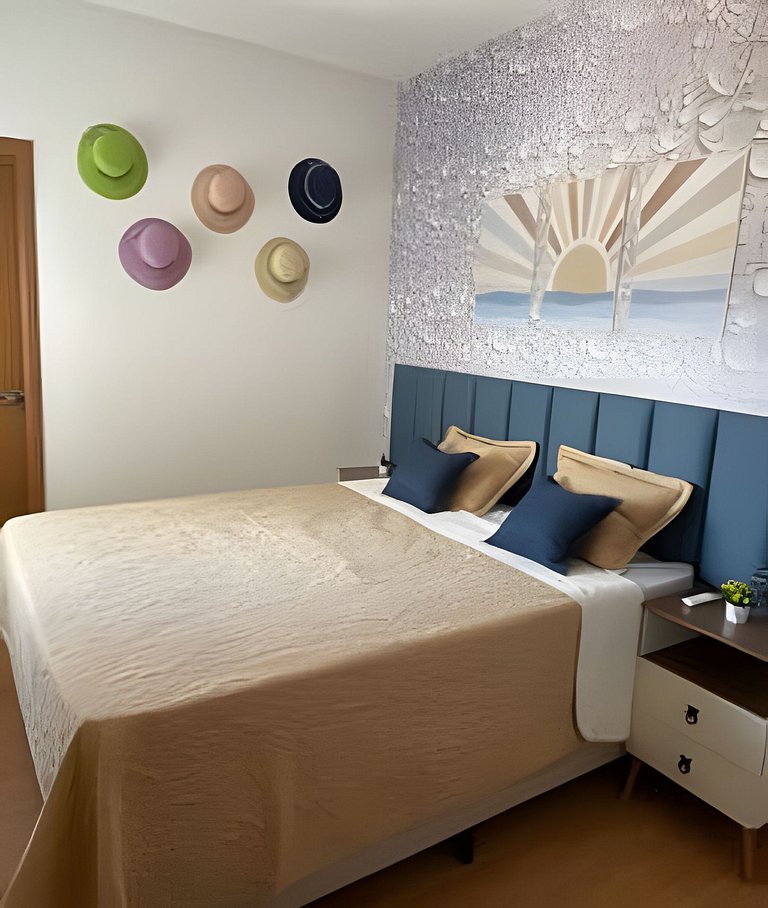 Apto 2 Qtos, Praia, Vista Incrível e Lazer Completo João Pes