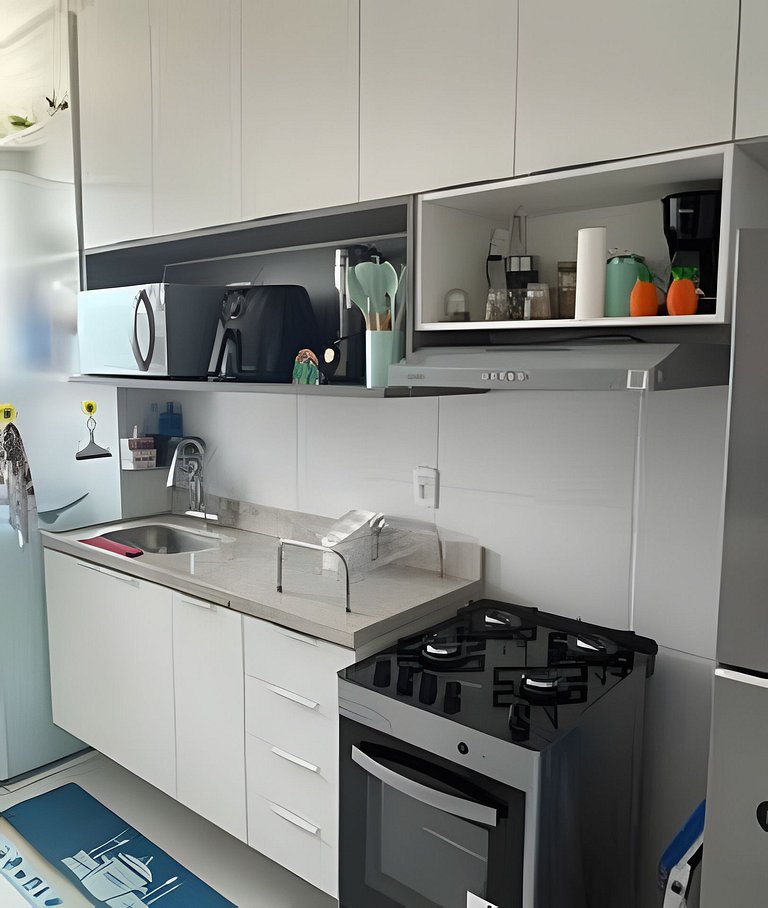 Apto 2 Qtos, Praia, Vista Incrível e Lazer Completo João Pes
