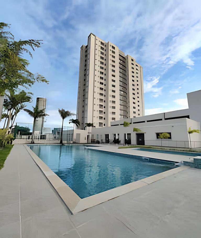 Apto luxo 2 Quartos c/ Suíte Vista Mar - 600M da Praia Cabed