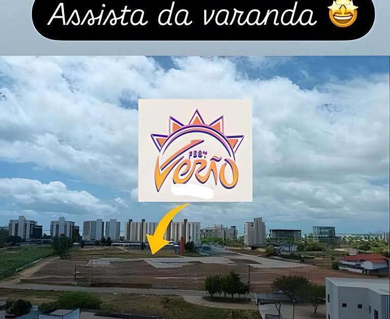 1205 Apto 2 Qtos com Suíte Vista mar João Pessoa