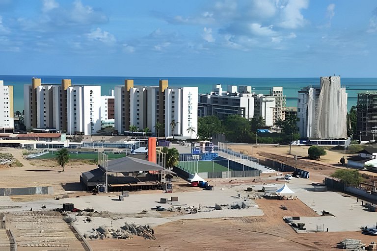 1205 Apto 2 Qtos com Suíte Vista mar João Pessoa