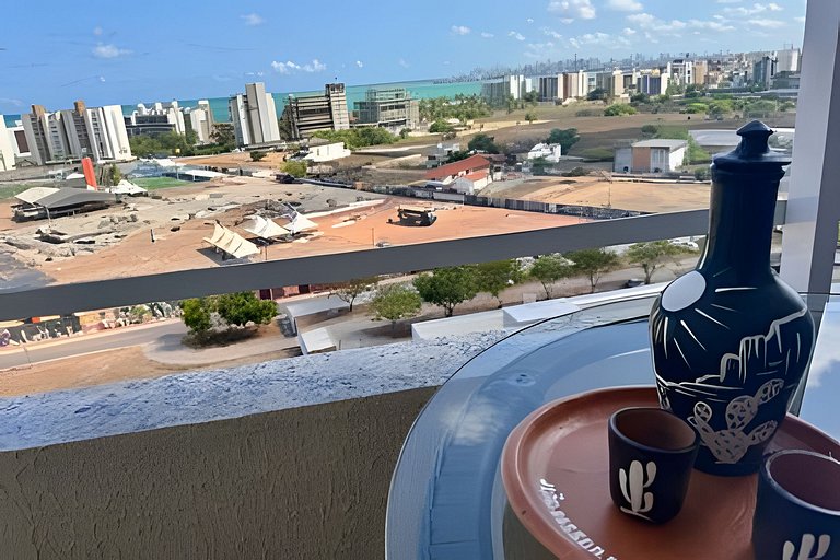 1205 Apto 2 Qtos com Suíte Vista mar João Pessoa