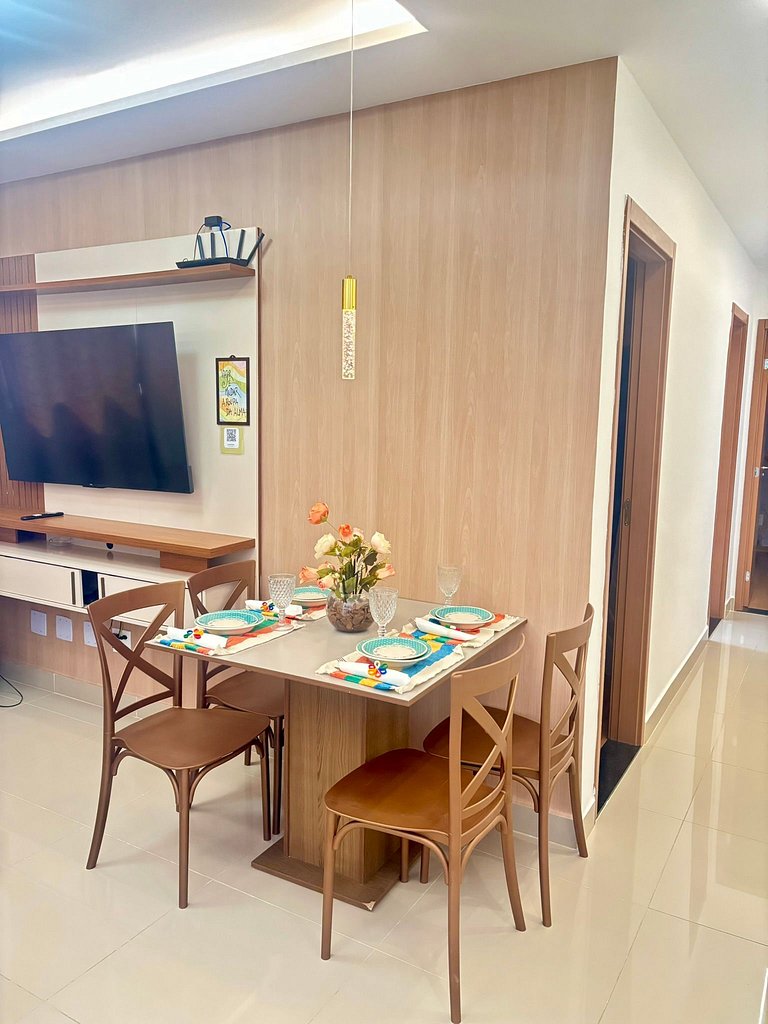 Lindo Apto Novo | Praia + Lazer Completo 2 Qtos João Pessoa