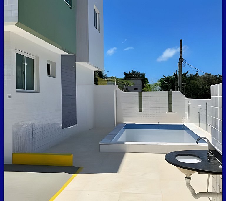 Apto 2 Qtos| Piscina| Refúgio com Alma de Verão