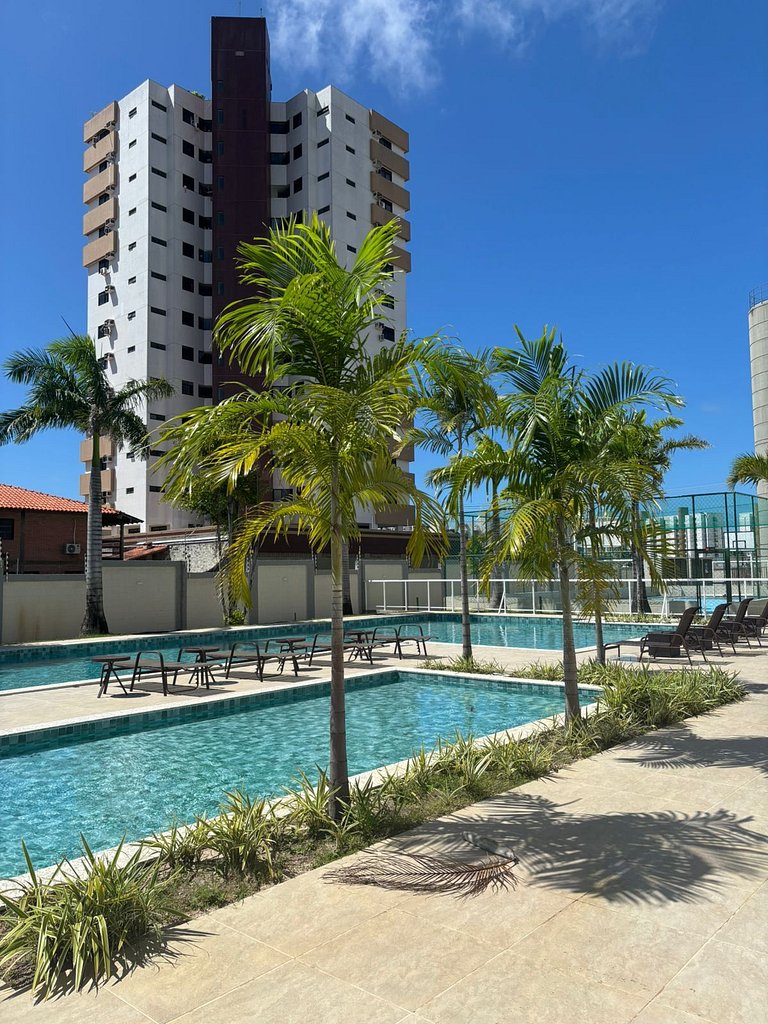 Apto Novo | Praia + Lazer Completo 2 Qtos João Pessoa