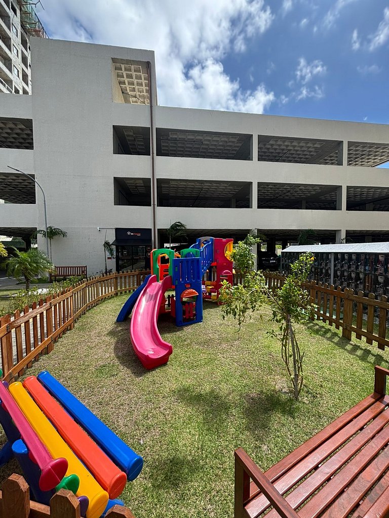 Apto 2 Qtos, Praia, Vista Incrível e Lazer Completo João Pes