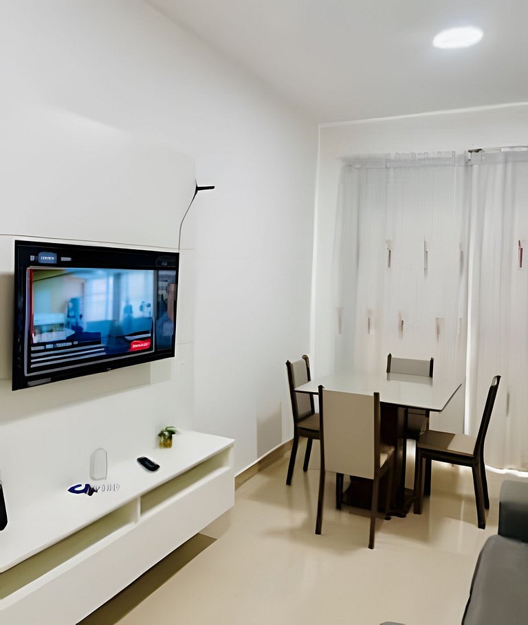 Apto 2 Qtos / Lazer / Wi-Fi / Lazer Completo / Mar