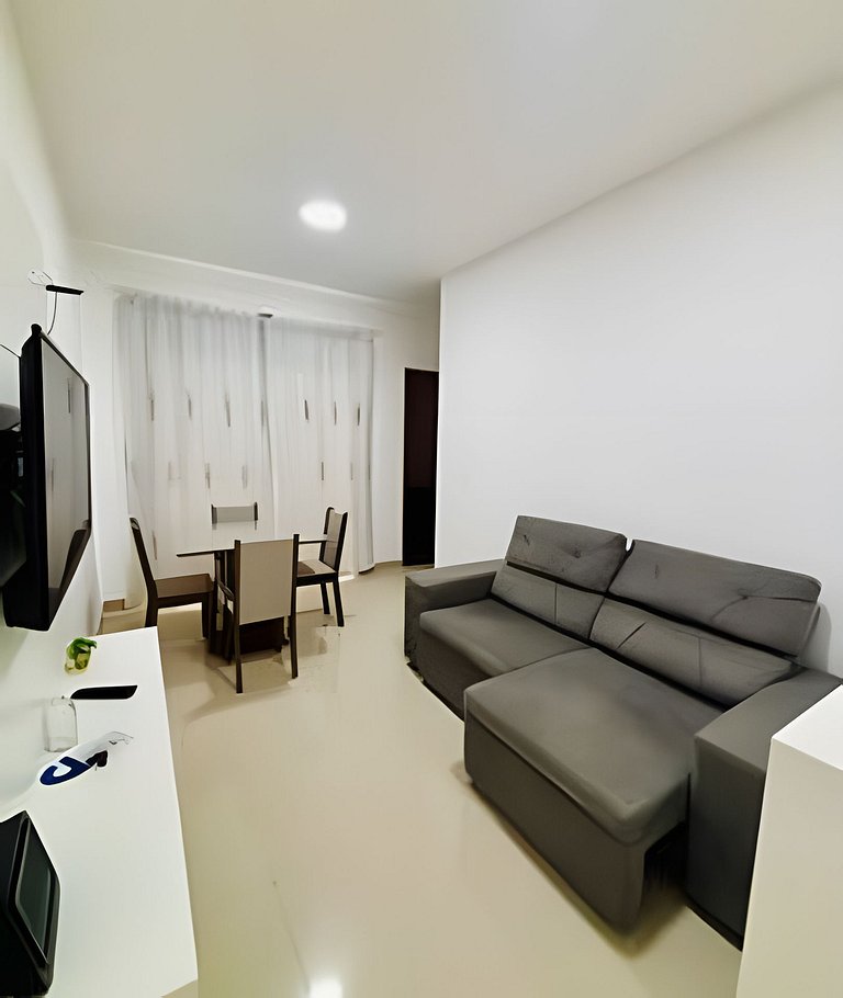 Apto 2 Qtos / Lazer / Wi-Fi / Lazer Completo / Mar