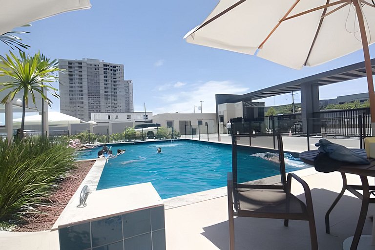 1102 apto 2 Qtos-Wi-Fi-Piscina-Verão-Varanda-Vista