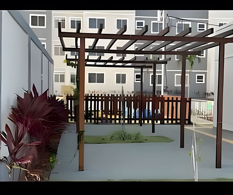Apto 2 Qtos  Wi-Fi + garagem - Vista Mar - Piscina