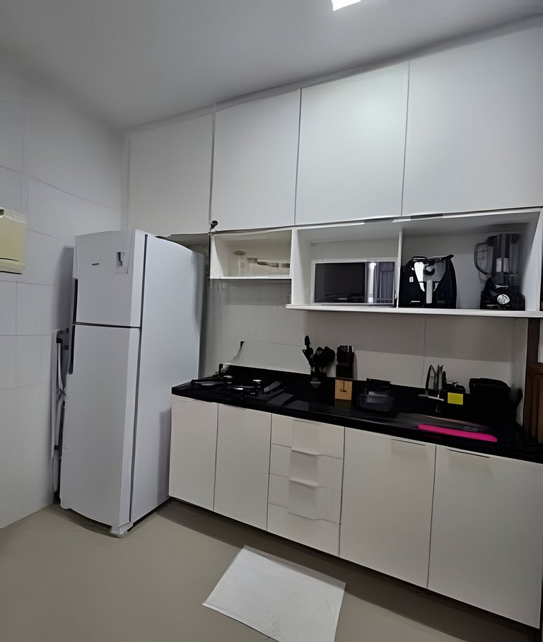 Apto 2 Qtos  Wi-Fi + garagem - Vista Mar - Piscina