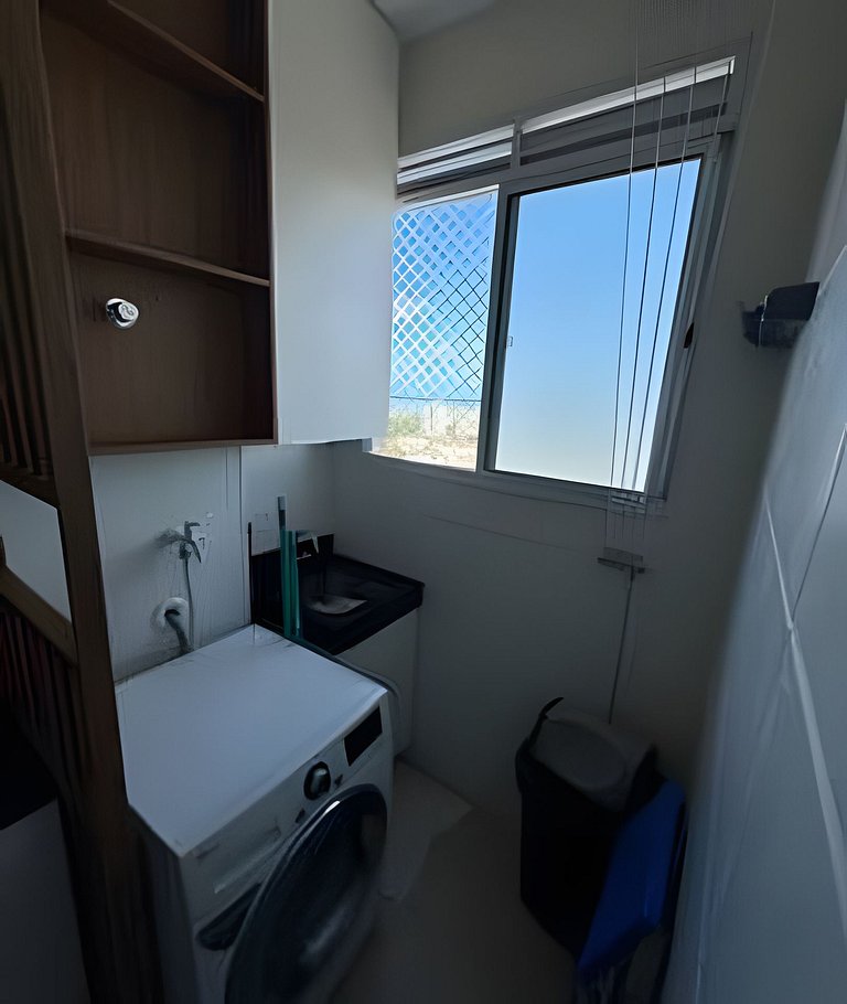 Apto 2 Qtos  Wi-Fi + garagem - Vista Mar - Piscina