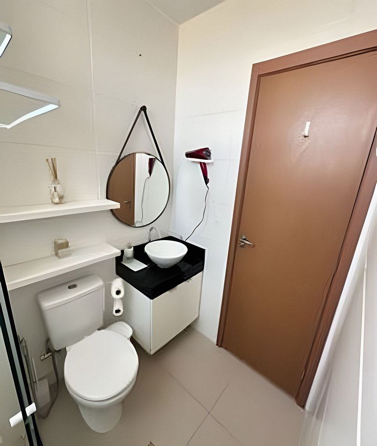Apto 2 Qtos  Wi-Fi + garagem - Vista Mar - Piscina