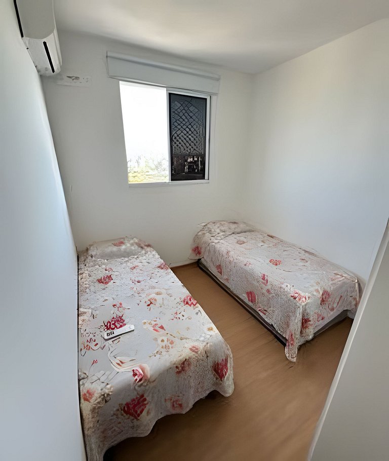 Apto 2 Qtos  Wi-Fi + garagem - Vista Mar - Piscina