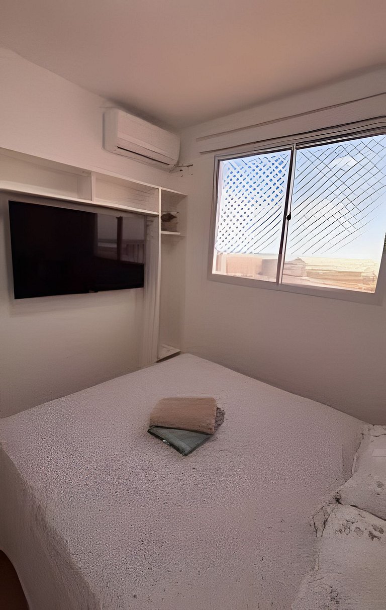 Apto 2 Qtos  Wi-Fi + garagem - Vista Mar - Piscina