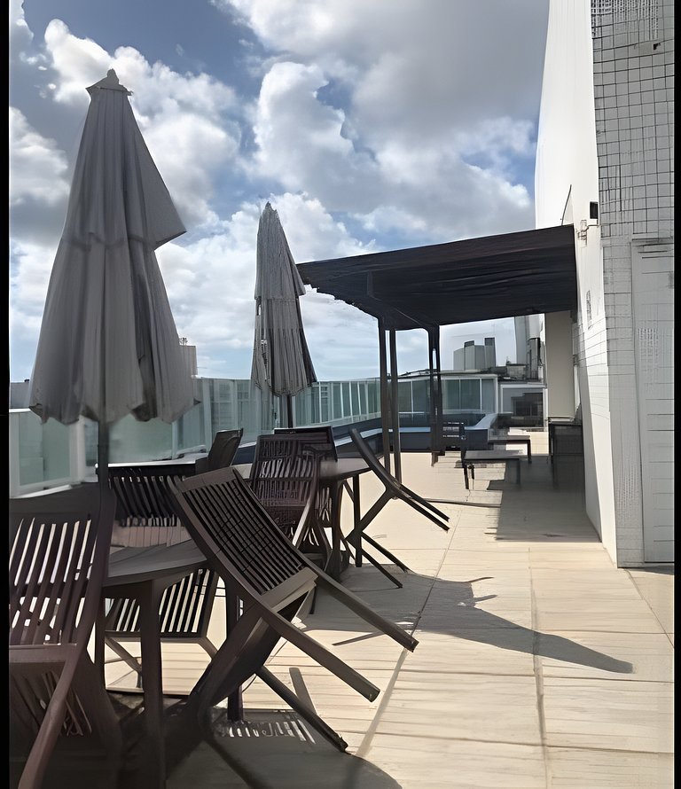 (409) Conforto em Cabo Branco • 2 Qtos  • Piscina