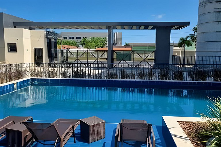 (602) Apto 2 Qtos - Wi-fi - Lazer Completo - Verão