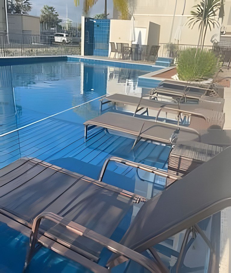 2 Qtos Lindo Apto| Praia +Lazer Completo+ Wi-Fi