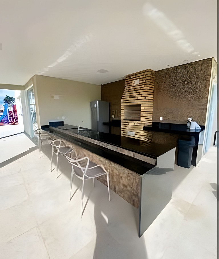 2 Qtos Lindo Apto| Praia +Lazer Completo+ Wi-Fi