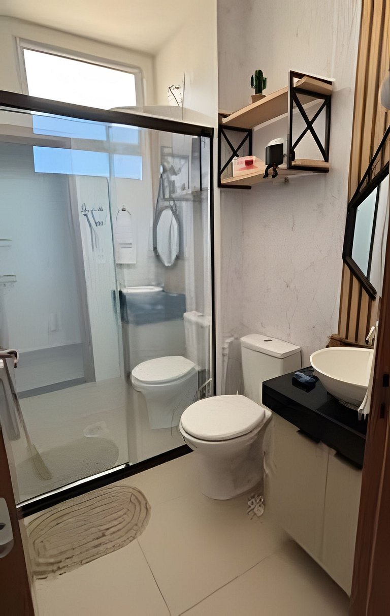 2 Qtos Lindo Apto| Praia +Lazer Completo+ Wi-Fi