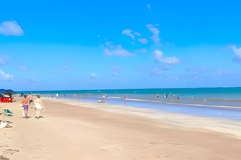 2 Qtos Lindo Apto| Praia +Lazer Completo+ Wi-Fi