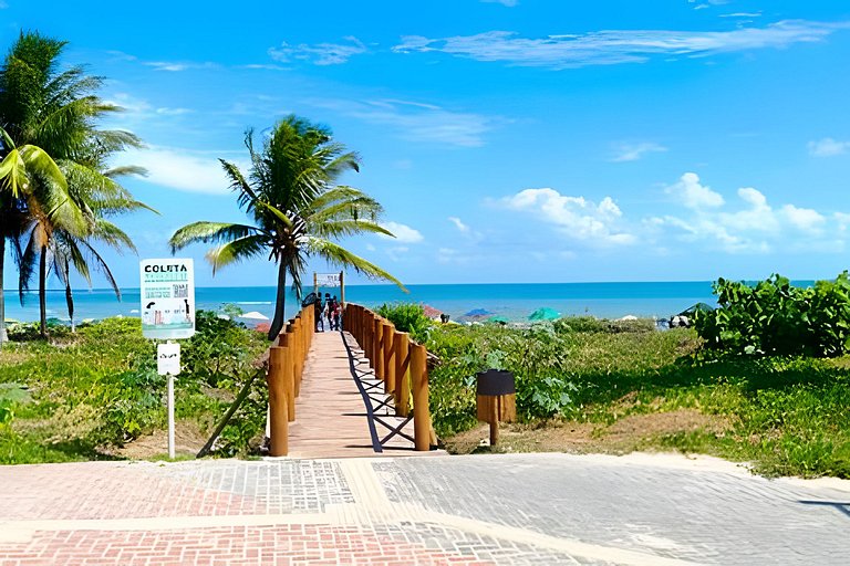 2 Qtos Lindo Apto| Praia +Lazer Completo+ Wi-Fi