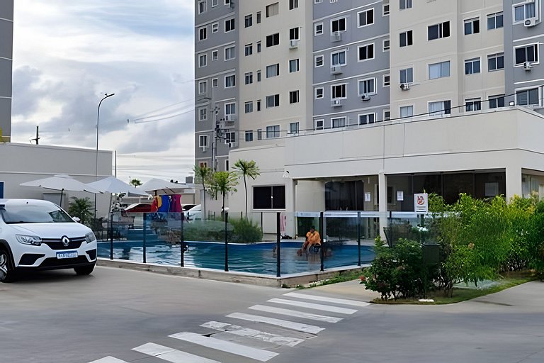 2 Qtos Lindo Apto| Praia +Lazer Completo+ Wi-Fi