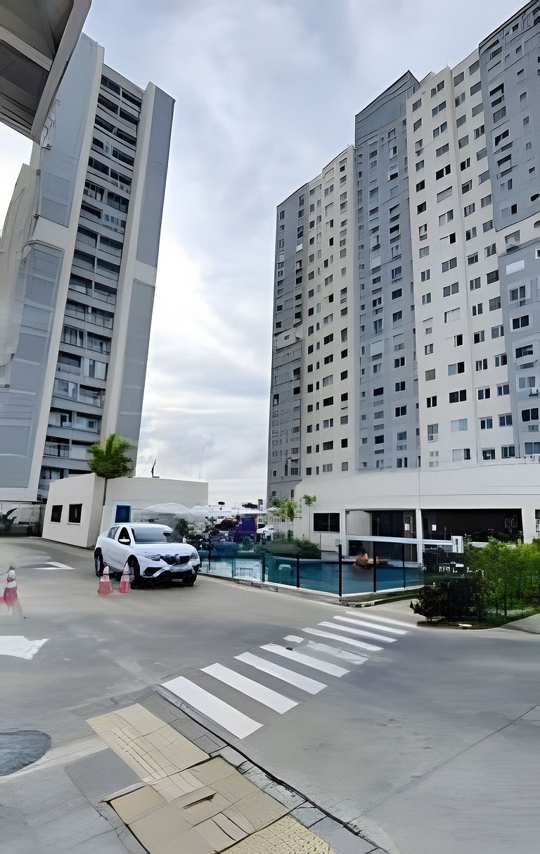 2 Qtos Lindo Apto| Praia +Lazer Completo+ Wi-Fi