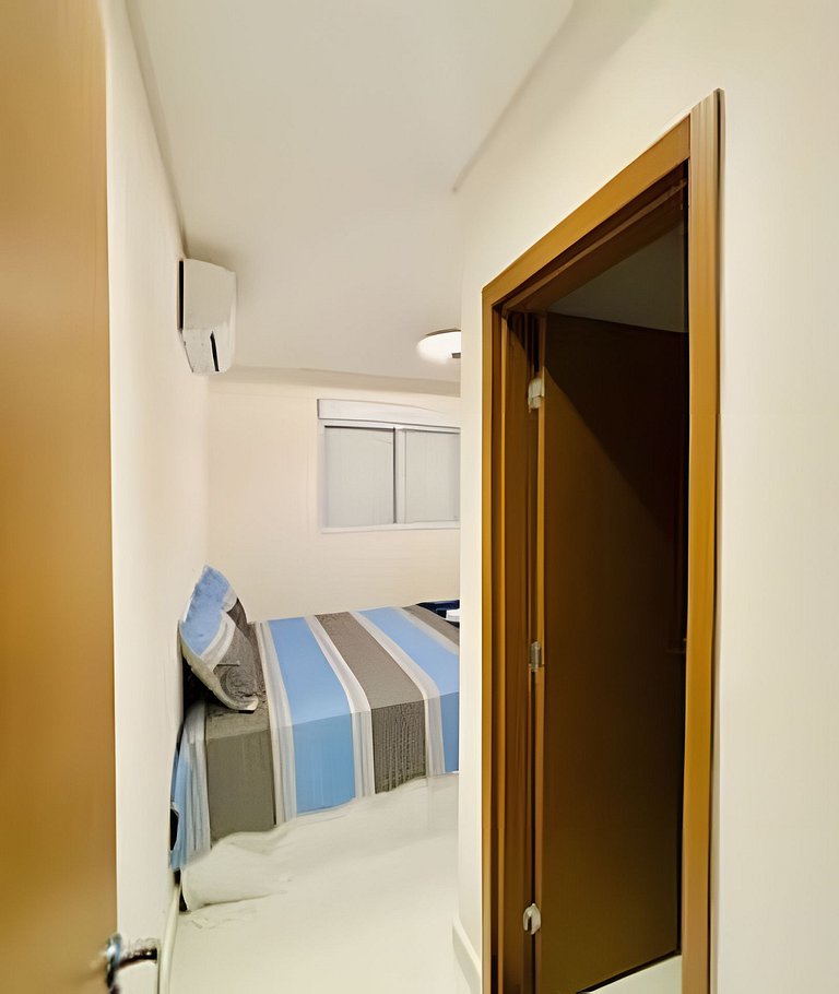 1501-Apto 2 Qts Vista Mar - Lazer e Tranquilidade