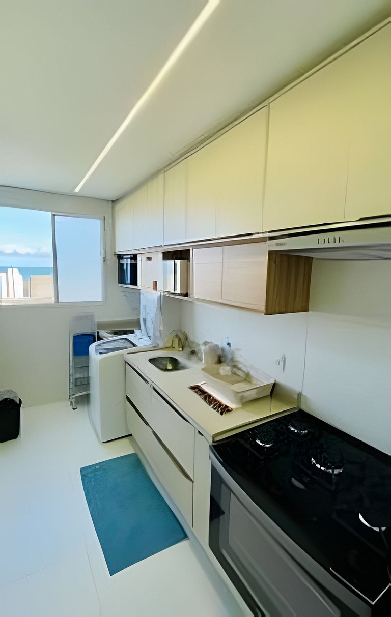 1501-Apto 2 Qts Vista Mar - Lazer e Tranquilidade