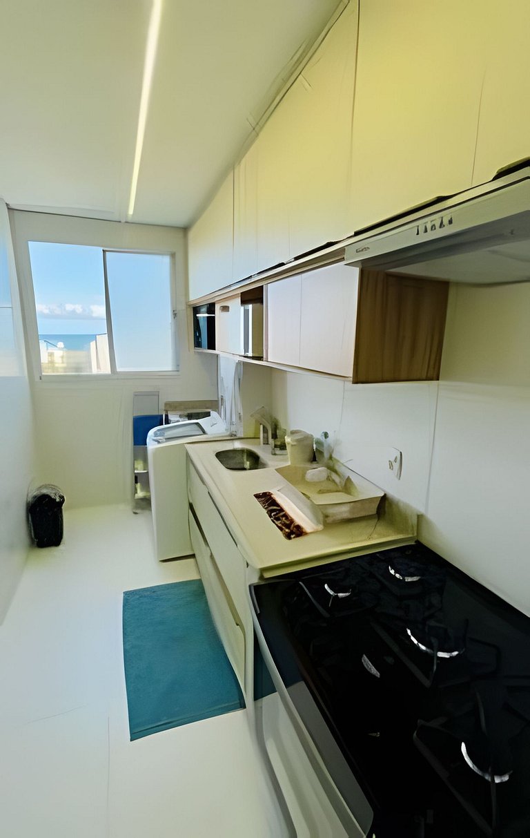 1501-Apto 2 Qts Vista Mar - Lazer e Tranquilidade