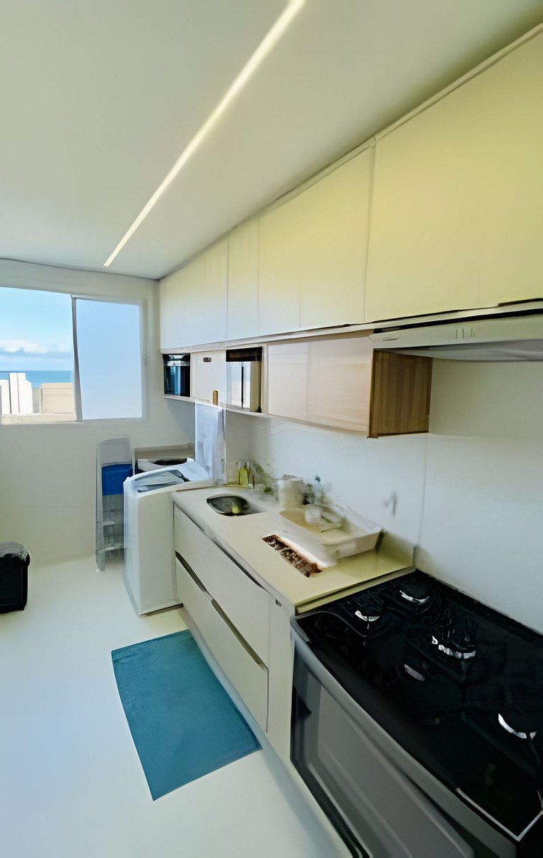 1501-Apto 2 Qts Vista Mar - Lazer e Tranquilidade