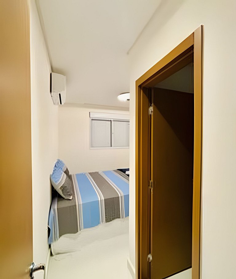 1501-Apto 2 Qts Vista Mar - Lazer e Tranquilidade