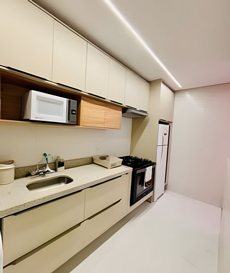 1501-Apto 2 Qts Vista Mar - Lazer e Tranquilidade