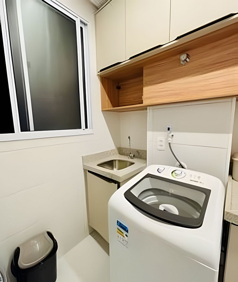 1501-Apto 2 Qts Vista Mar - Lazer e Tranquilidade
