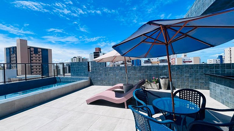 Apto 2 Qtos I Piscina I Wi-Fi I Conforto I Lazer