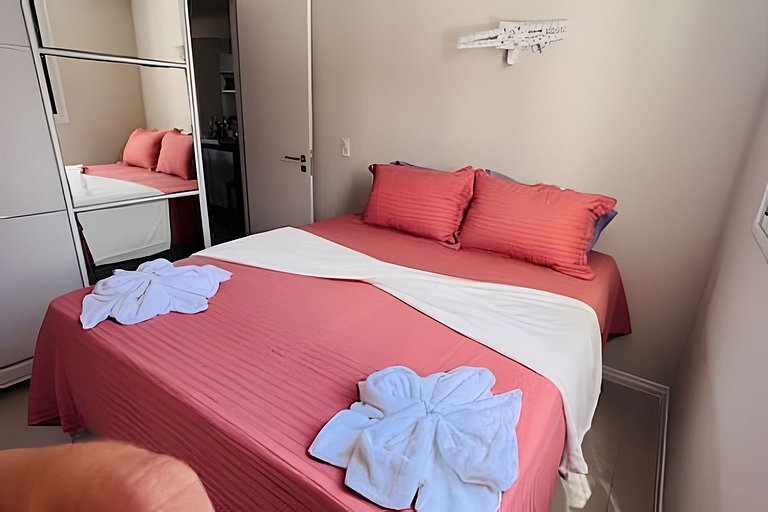 2 Qtos l Varanda | Piscina | Wi-Fi | Garagem