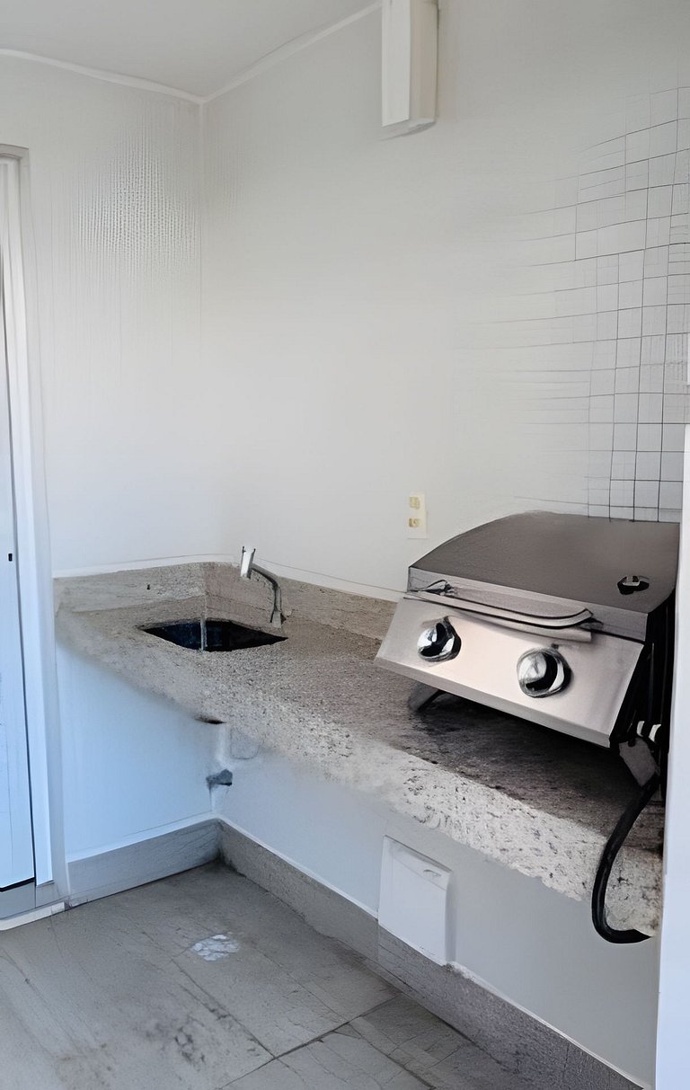 2 Qtos l Varanda | Piscina | Wi-Fi | Garagem