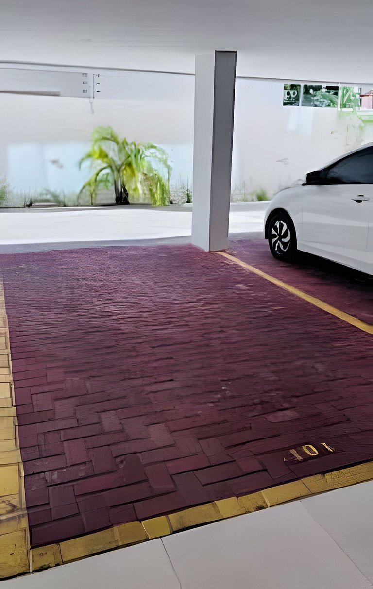 2 Qtos l Varanda | Piscina | Wi-Fi | Garagem
