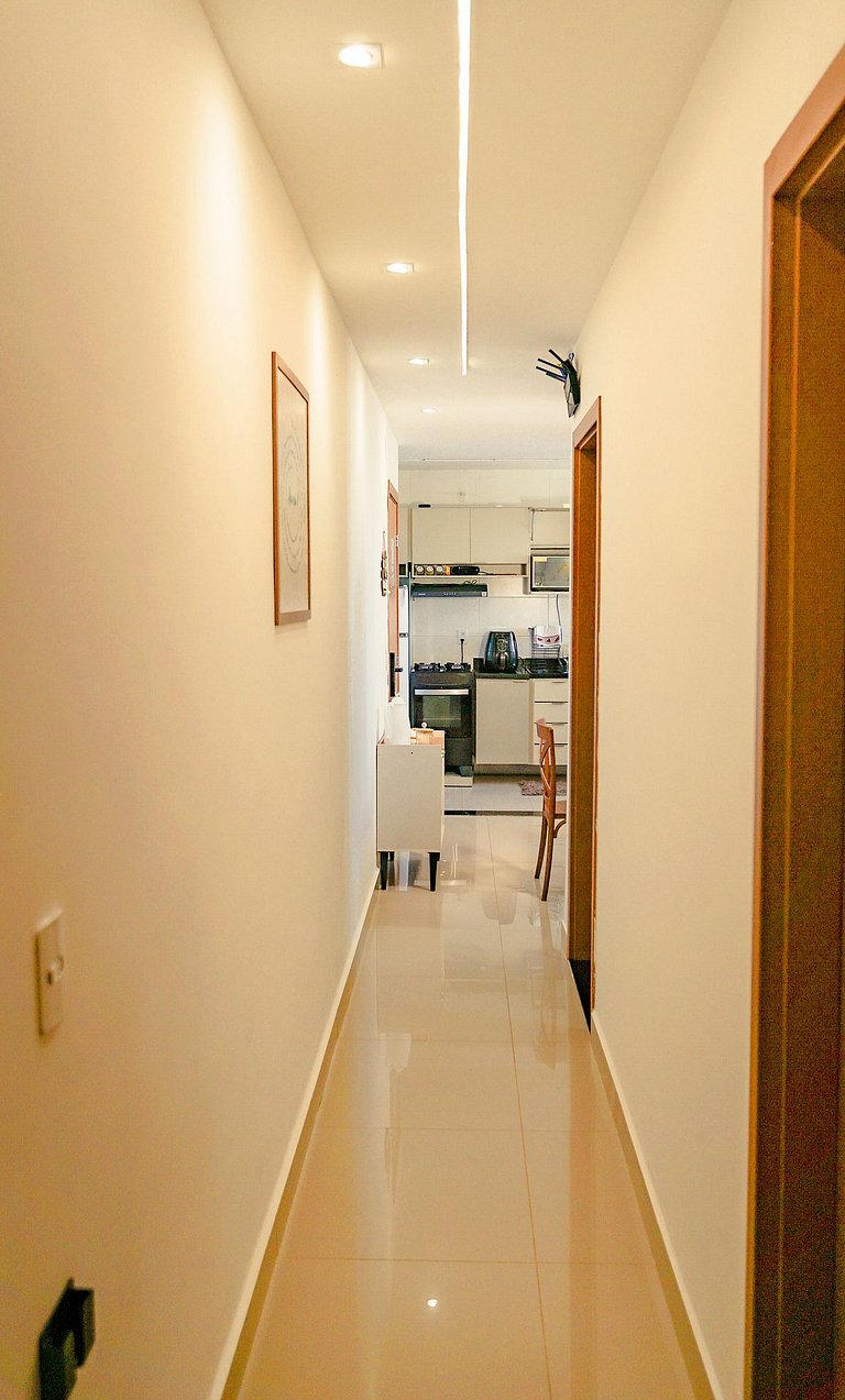 2 Qtos Lindo Apto| Praia +Lazer Completo+ Wi-Fi