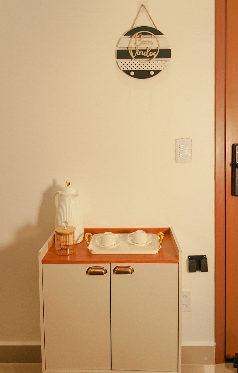 2 Qtos Lindo Apto| Praia +Lazer Completo+ Wi-Fi