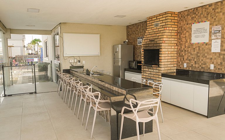 2 Qtos Lindo Apto| Praia +Lazer Completo+ Wi-Fi