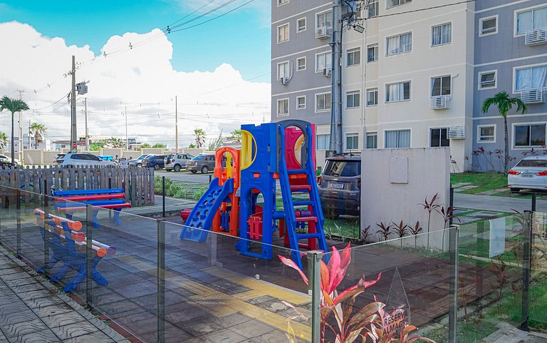 2 Qtos Lindo Apto| Praia +Lazer Completo+ Wi-Fi
