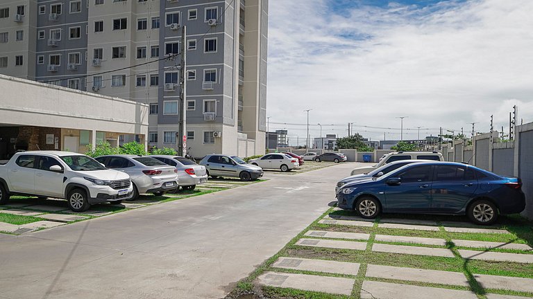 2 Qtos Lindo Apto| Praia +Lazer Completo+ Wi-Fi