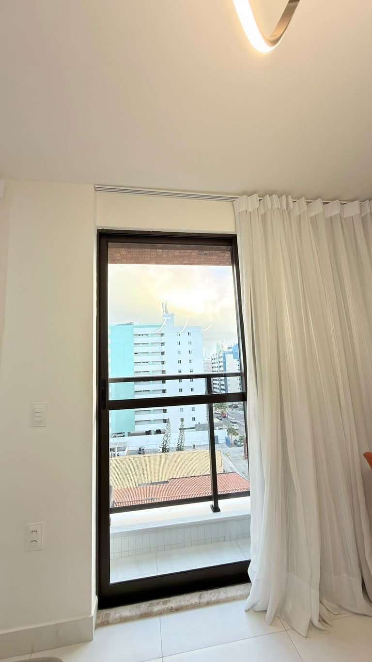 Flat em Tambaú a 400m da praia + rooftop